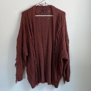 American Eagle Fringe Cardigan